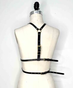 leather body harness