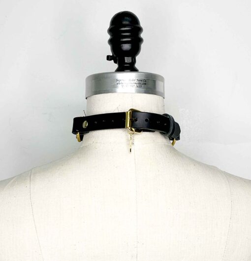 Zephyr Bee Scalloped Leather Collar - Image 6