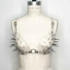 Andromeda Spiked Clear PVC Bra