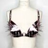 Andromeda Spiked Leather Bra