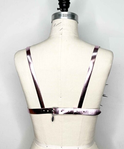 Andromeda Spiked Leather Bra - Image 7