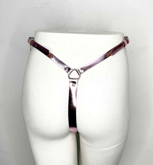 Andromeda Spiked Leather Thong - Image 6