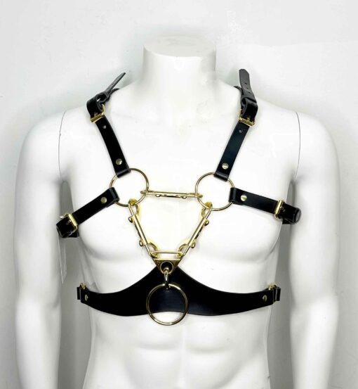 Seraphim Men's Modular Leather Chest Harness