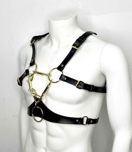 Seraphim Men's Modular Leather Chest Harness - Image 2