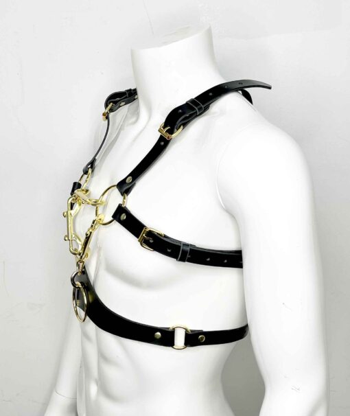 Seraphim Men's Modular Leather Chest Harness - Image 5