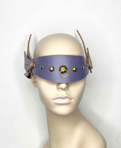 Seraphim Winged Leather Blindfold Visor - Image 2