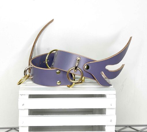 Seraphim Winged Wide Leather Cuffs - Image 4