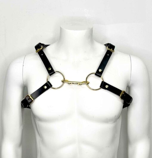 Seraphim Men's Modular Leather Chest Harness - Image 3