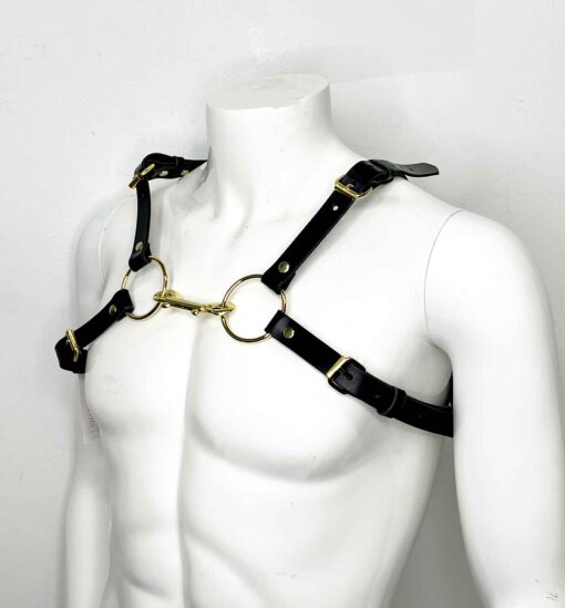 Seraphim Men's Modular Leather Chest Harness - Image 7