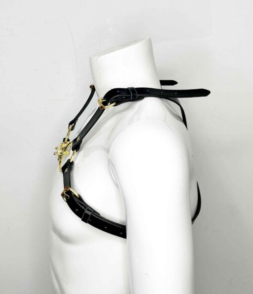 Seraphim Men's Modular Leather Chest Harness - Image 8