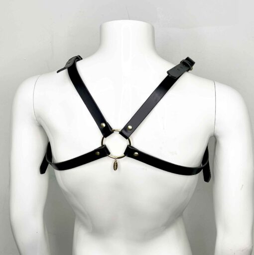 Seraphim Men's Modular Leather Chest Harness - Image 9