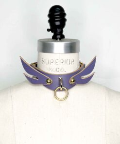 Seraphim Winged Leather Collar