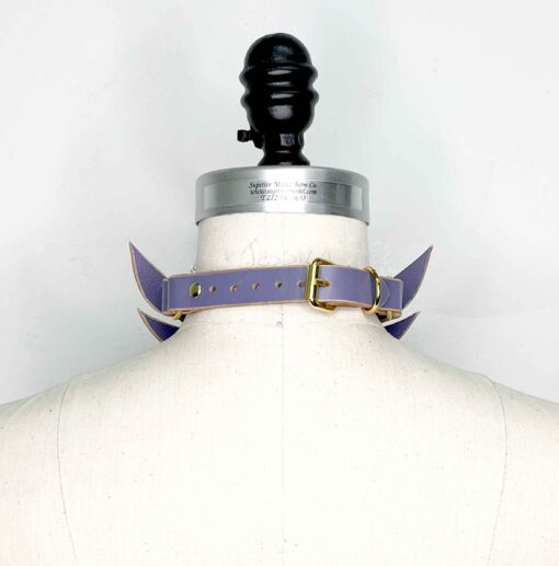 Seraphim Winged Leather Collar - Image 5