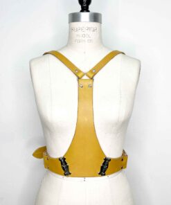 Finn Hinged Leather Chest Harness