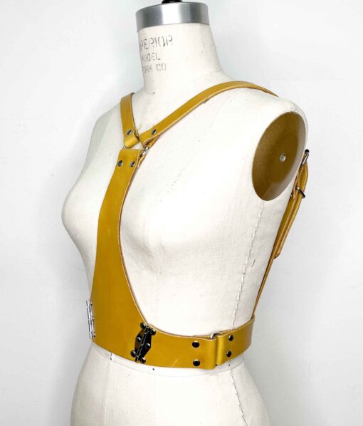 Finn Hinged Leather Chest Harness - Image 2