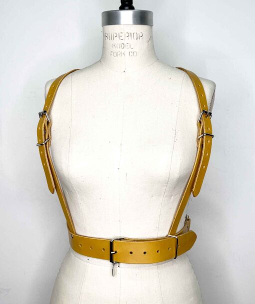 Finn Hinged Leather Chest Harness - Image 6