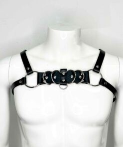 Helios Leather Chest Bulldog Harness