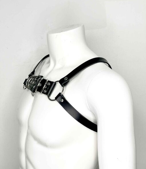 Helios Leather Chest Bulldog Harness - Image 2