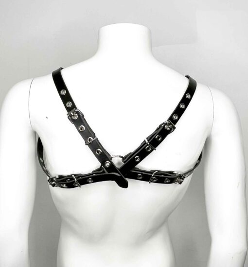 Helios Leather Chest Bulldog Harness - Image 4