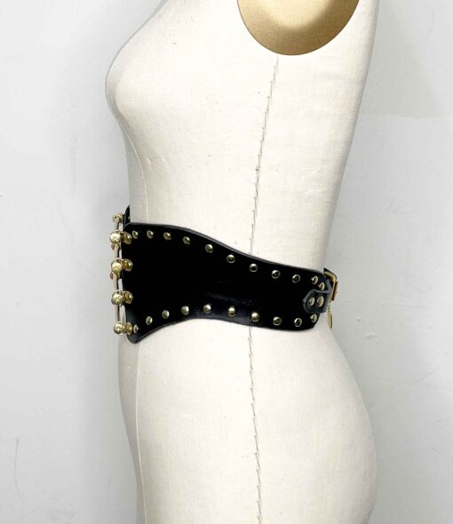 Archer Wide Leather Waist Cincher Belt - Image 3