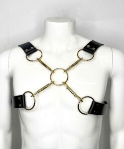 Crossroads Clip Leather Chest Harness