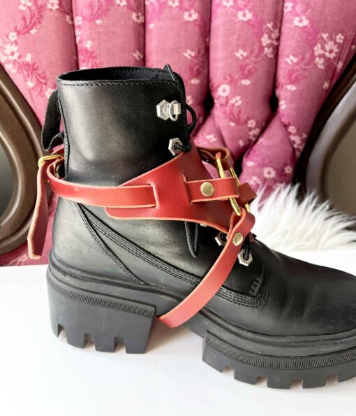 Adelaide Leather Boot Strap Harness - Image 3