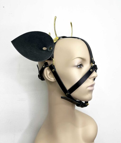 Darling Leather Reindeer Animal Face Harness - Image 2