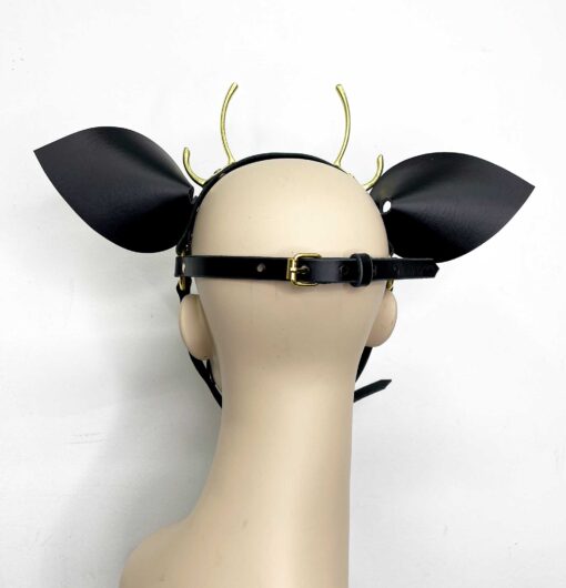 Darling Leather Reindeer Animal Face Harness - Image 4
