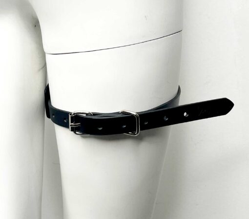 Bronte Thigh Leather Strap-On Harness - Image 4