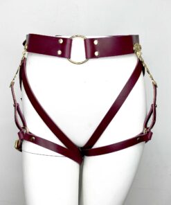 Alternative view of Stalwart Hinged Leather Hip Harness