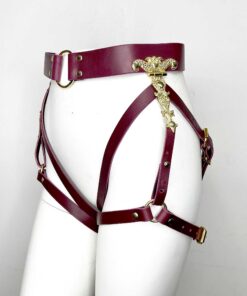 Stalwart Hinged Leather Hip Harness