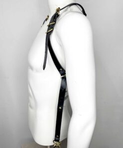 Alternative view of Stalwart Men’s Leather Suspender Harness