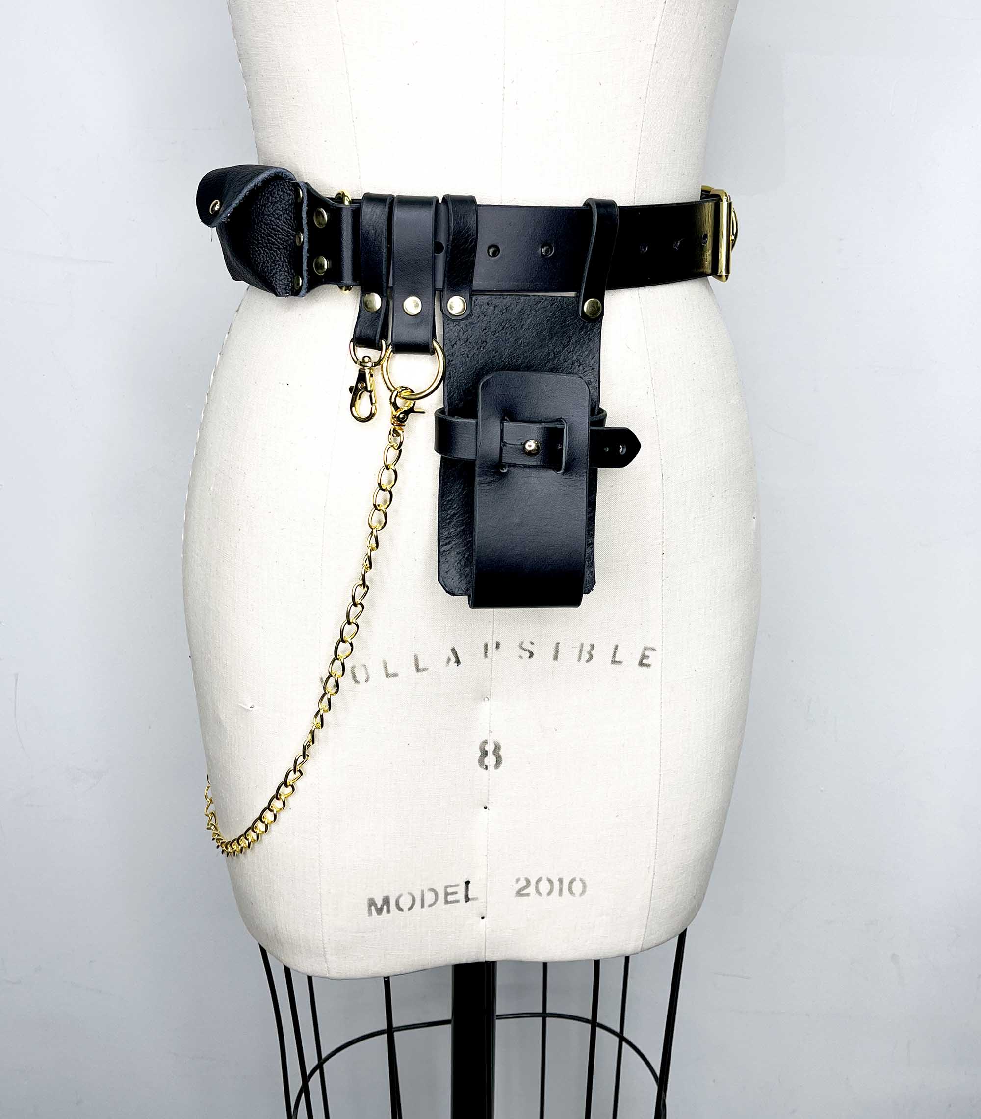 The Black Leather Utility Belt