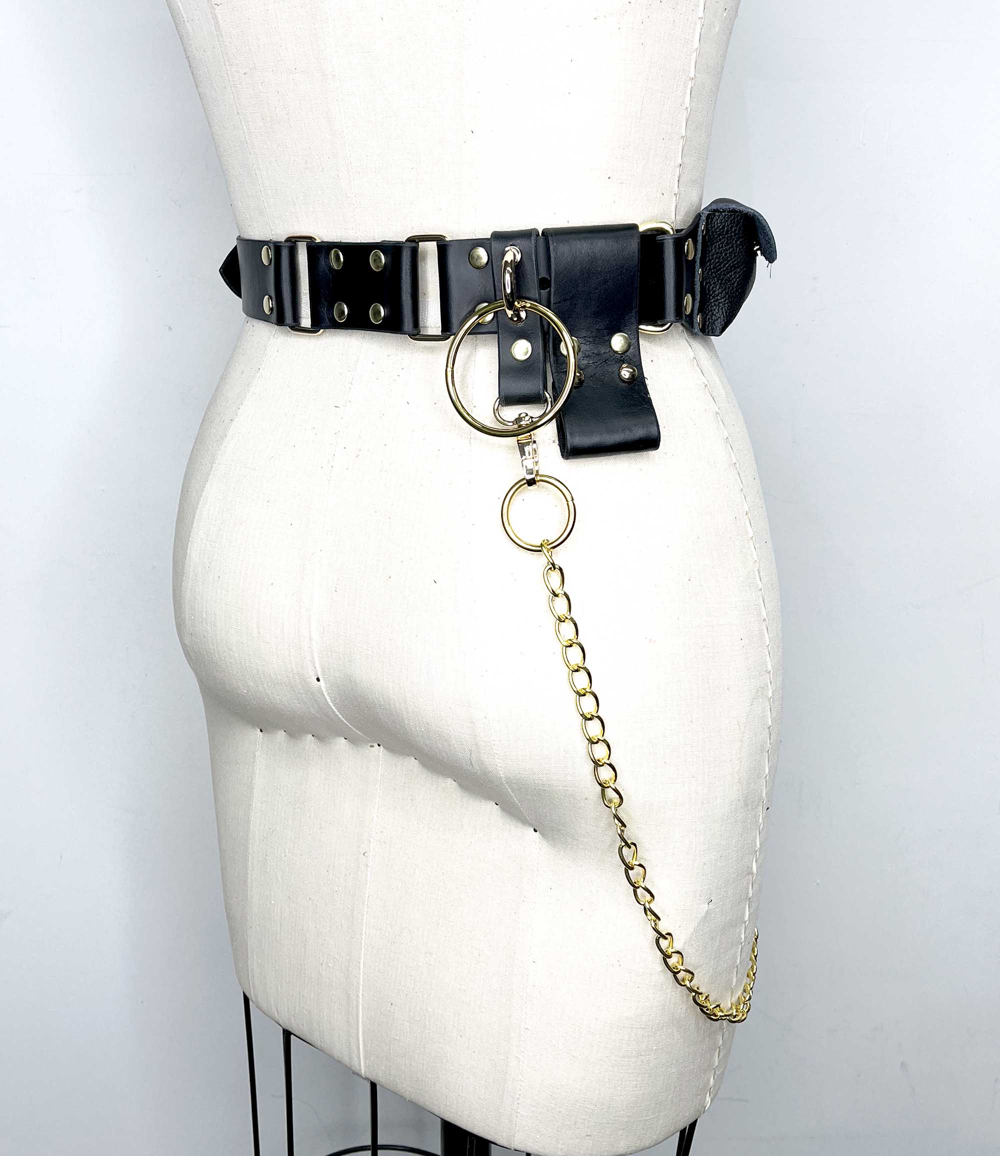 The Black Leather Utility Belt - Image 3