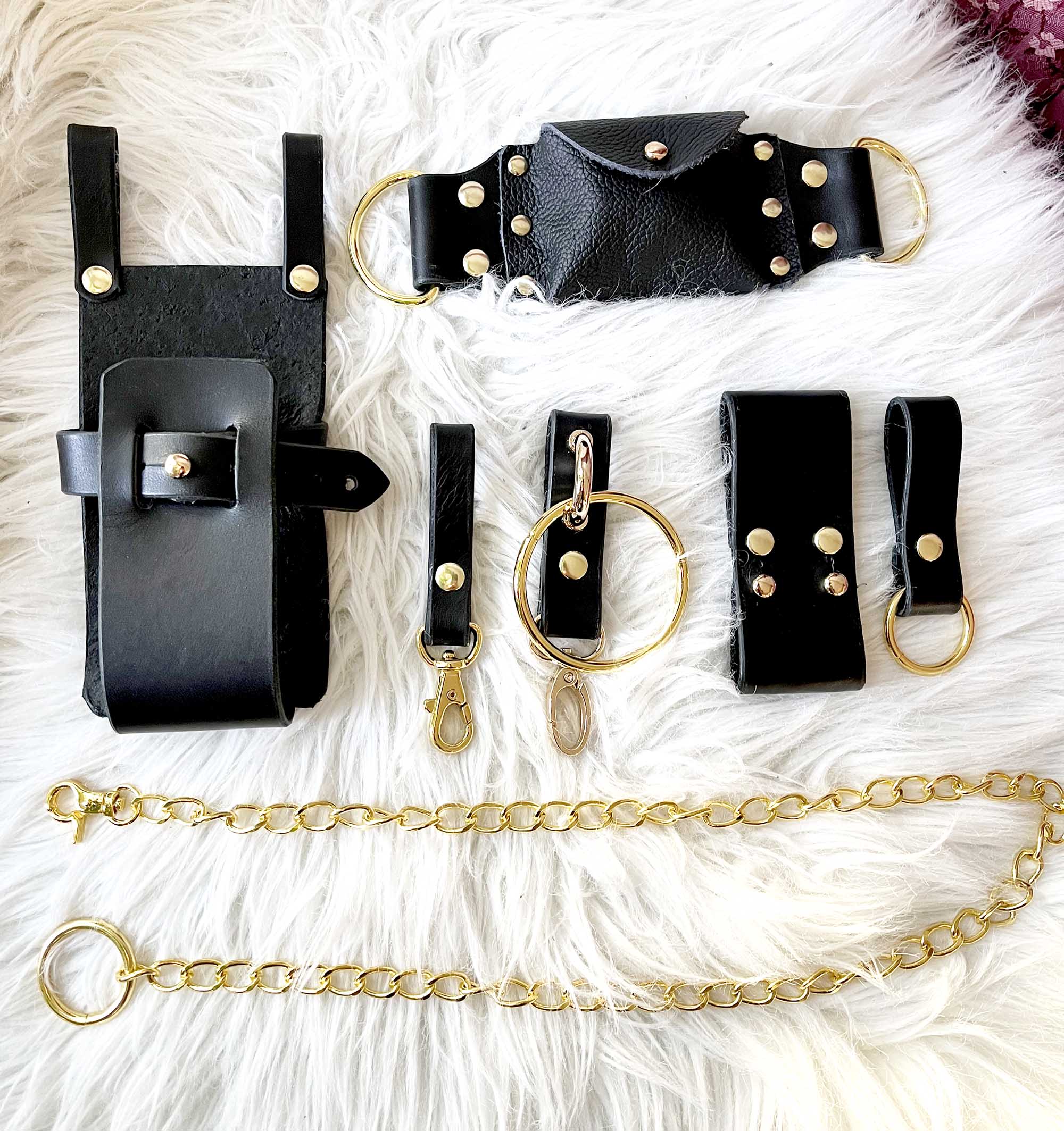 The Black Leather Utility Belt - Image 7