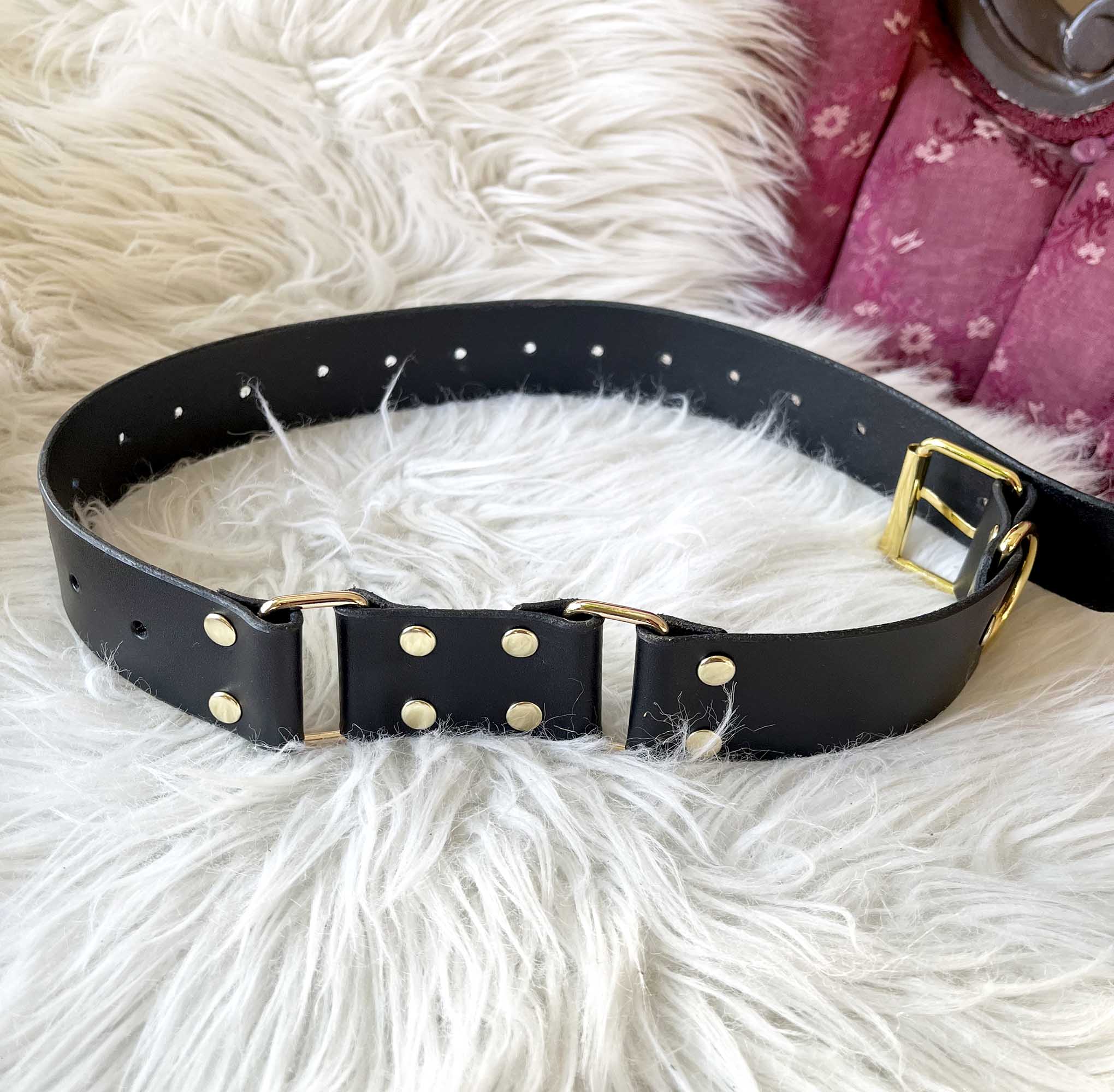 The Black Leather Utility Belt - Image 6