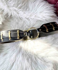 Alternative view of Gigi Wide Leather Belt - SAMPLE S/M