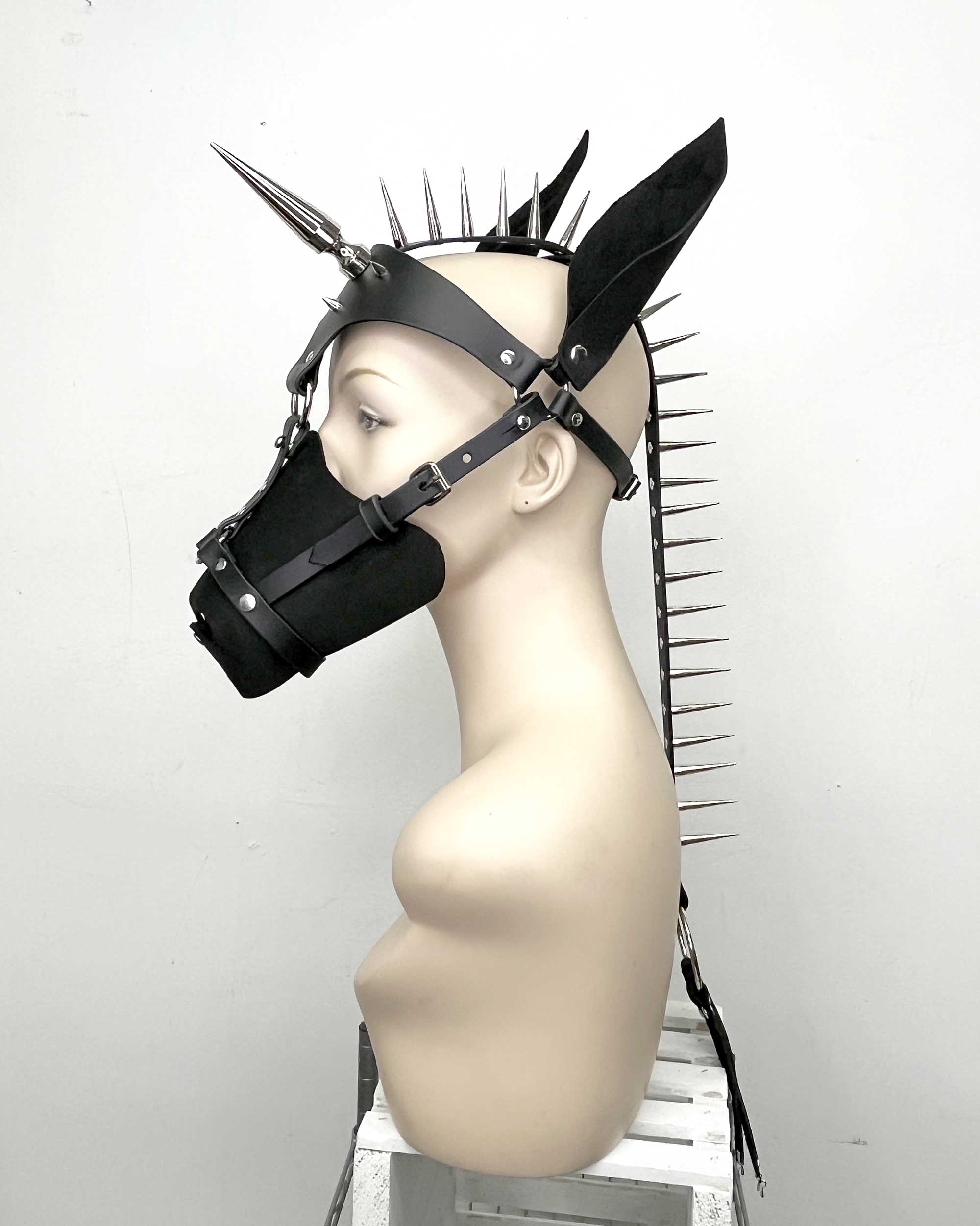 Alicorn Unicorn Horse Head Harness - Image 6