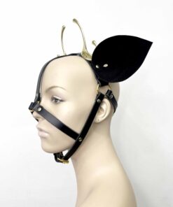 Darling Leather Reindeer Animal Face Harness - Image 2