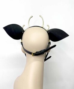 Darling Leather Reindeer Animal Face Harness - Image 3